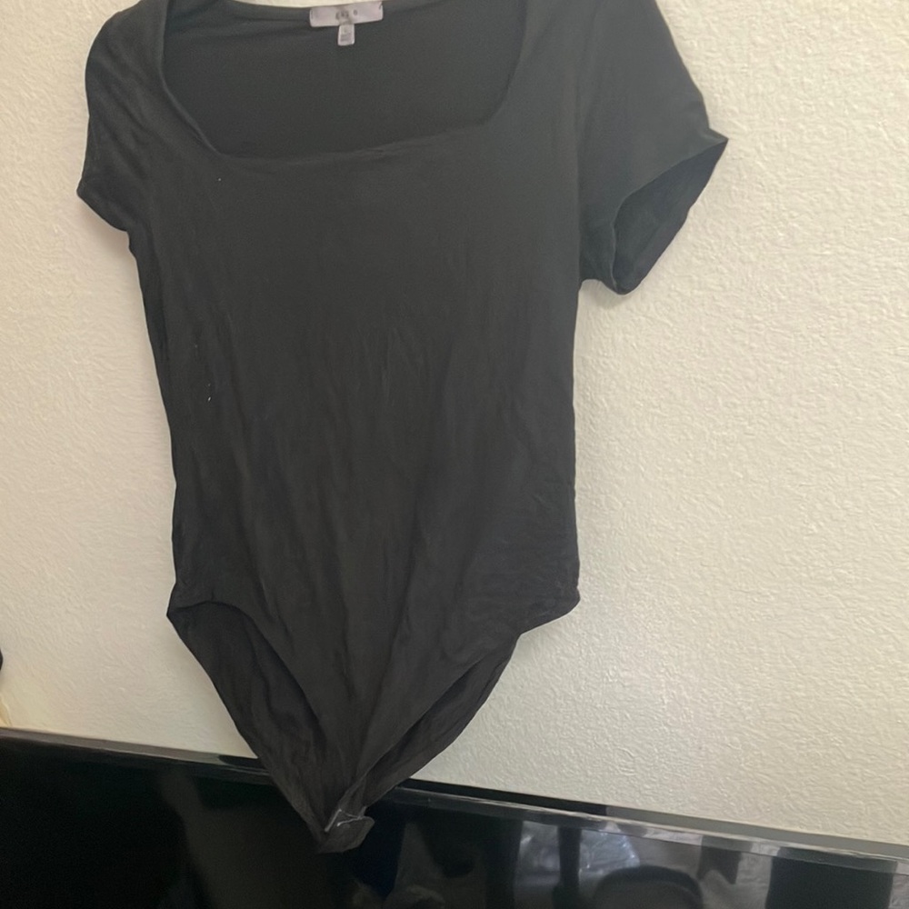 FINAL MARKDOWN Gaze hook and loop crotch body suit large